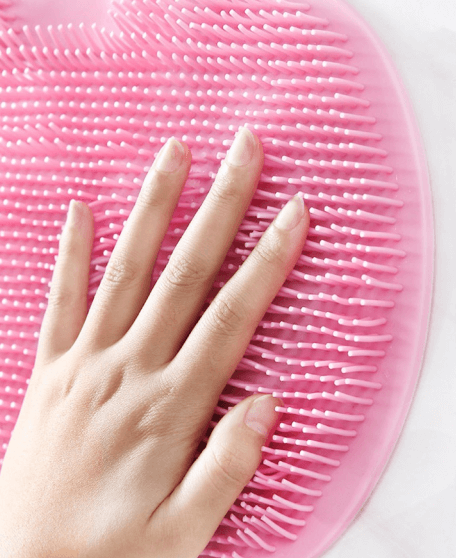 Силіконовий масажний килимок для миття ніг