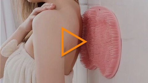 Силіконовий масажний килимок для миття ніг